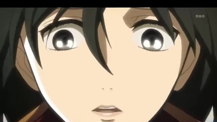 Attack On Titan! - Shingeki no Kyojin - She hears his heart beat! Mikasa-eren Moment
