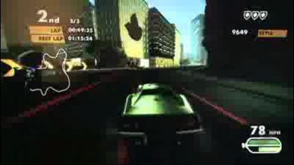 Need for Speed Nitro Pax 09: Tunnel Gameplay (cam) 