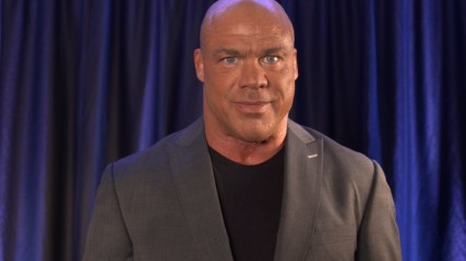 Kurt Angle wants you to vote for him to referee this week's WWE Mixed Match Challenge bout