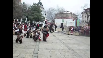 Калоферска група в Карлово 2011г. - Кукерски празник
