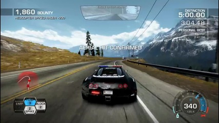 Need for Speed Hot Pursuit - P O L I C E Bugatti Veyron 16.4
