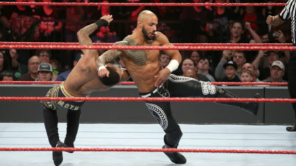Finn Bálor & Ricochet vs. Bobby Lashley & Lio Rush: Raw, Feb. 18, 2019