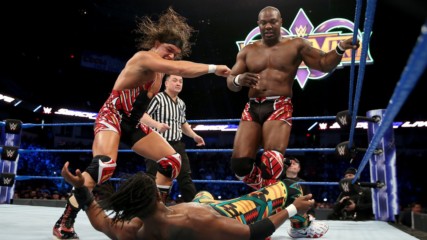 The New Day vs. Chad Gable & Shelton Benjamin: SmackDown LIVE, Feb. 13, 2018