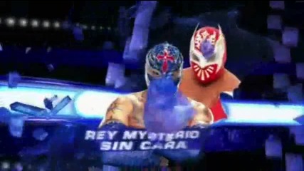 Въздушните асове ( Rey Mysterio and Sin Cara) срещу Cody Rhodes and The Miz