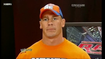 Wwe 19/07/10 John Cena прави изявление за миналата вечер 