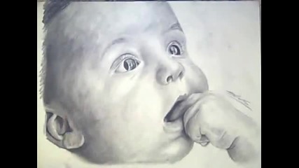 Бърза Рисунка на Сладко Бебе 