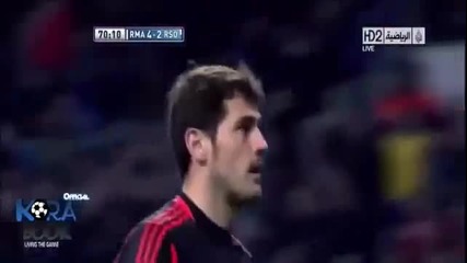 Amazing Free kick Cristiano Ronaldo vs Real Sociedad