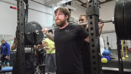 The WWE Performance Center kicks off "Squatober"