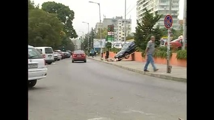 Пишман шофьор строши Бмв във Варна
