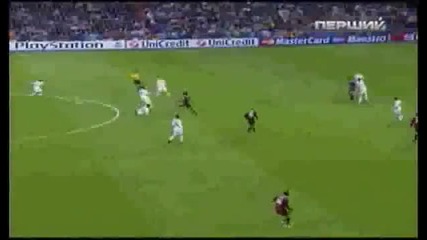 Ronaldinho vs Real Madri - 21 10 09 Skills - Uefa Champions 