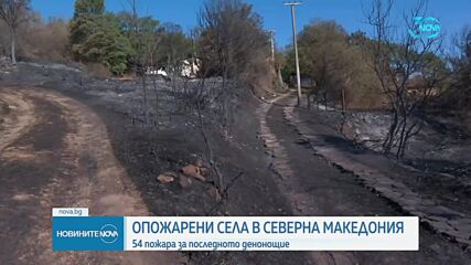 54 пожара горят в РС Македония през последното денонощие