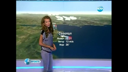 Nova Tv Weather forecast Bulgaria - 22.08.2012 (13_30)