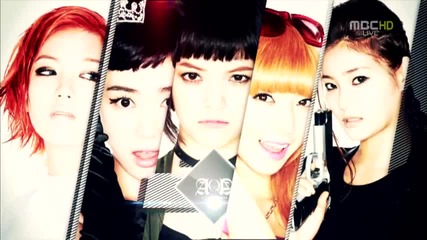 Aoa ft. Miji - Get Out @ Music Core (27.10.2012)