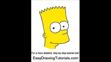 How to Draw Bart Simpson/как да нарисуваш Барт Симпсън