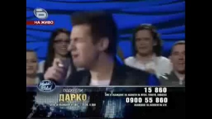 Music idol 3 - Малък концерт - Дарко Илиевски (here i go again)