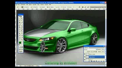 Cartuning with Photoshop (honda Accord Hfs)