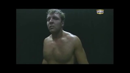 Dean Ambrose cuts a promo on Regal