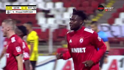 ЦСКА - Ботев Пд 1:0 /първо полувреме/