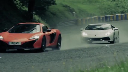 Епичен сблъсък: Lamborghini Huracan vs Mclaren 650s - Нека по- добрият победи