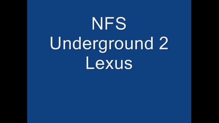 Nfs Underground 2 street race