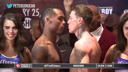 Gabe Rosado vs Jermell Charlo weigh in | intense face off