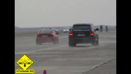 Opel Calibra Vs. Porsche Cayenne