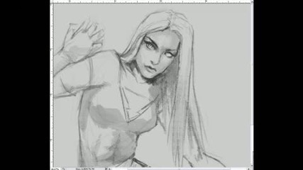 How to draw Woman Comics Jean Grey X-men, pt1 of 2