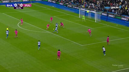 Brighton and Hove Albion vs. Fulham - 1st Half Highlights