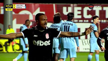 Goal by CSKA 1948 Sofia