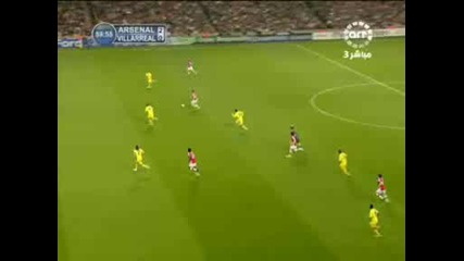 Арсенал - Виляреал 3:0 Гол На Емануел Адебайор