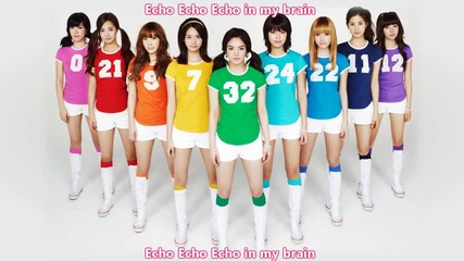 Snsd - Echo [english subs romanization hangul]
