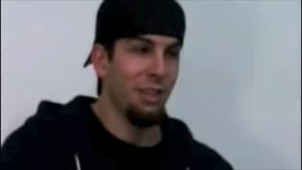 Linkin Park moments backstage - Brad Delson and Rob Bourdon 