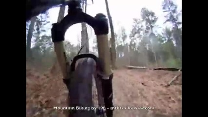 Rock Shox Lyrik and Mountain Biking Helmet Cam Footage - Mou 