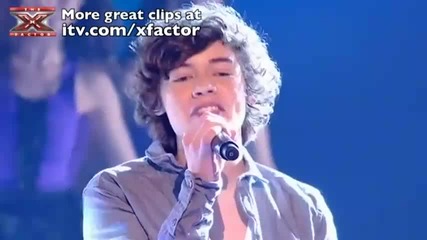 One Direction sing Only Girl In The World - The X Factor Live Semi - Final - itv.com xfactor