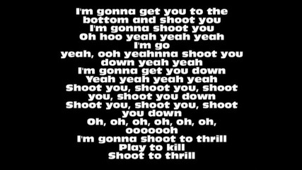 Ac/dc - Shoot to thrill(текст)