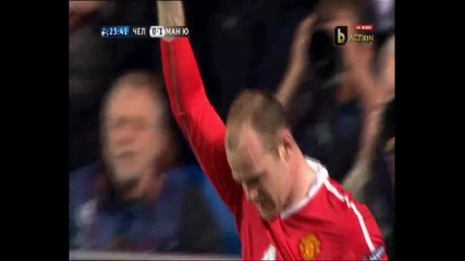 Chelsea 0:1 Manchester United - Гола на Рууни