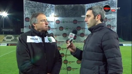 Дерменджиев доволен, не си избира съперници