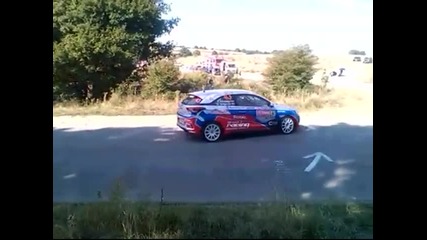 Пилотите на Hyundai Racing Trophy по време на втория етап на рали Сливен