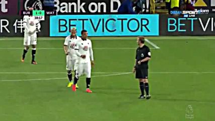 Бърнли - Уотфорд 1:0 /първо полувреме/