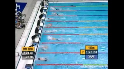 Michael Phelps 15 Year old - Olympics 2000 - 200m Butterfly 