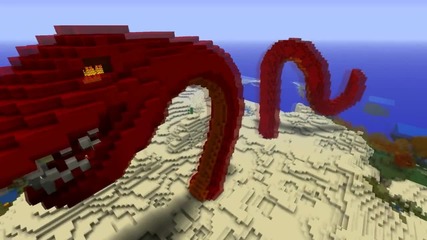 Minecraft-огромна пустинна змия(hd)