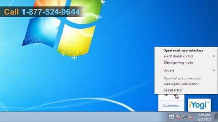 Update virus definitions using avast! ™ Antivirus on a Windows® 7-based Pc