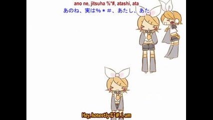 I like you,i love you - len and rin kagamine with English subs