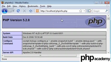 Php basic - създаване на уеб сървър с Php и Mysql 