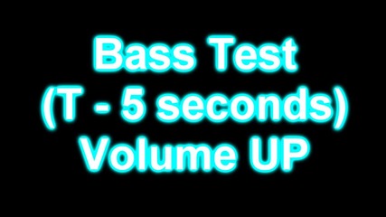 The ultimate bass subwoofer test