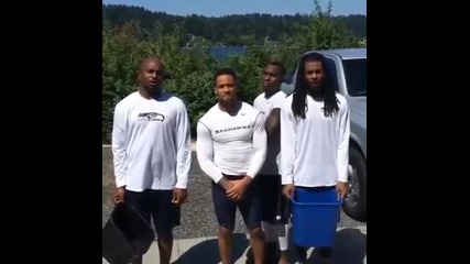 Richard Sherman Ice Bucket Challenge