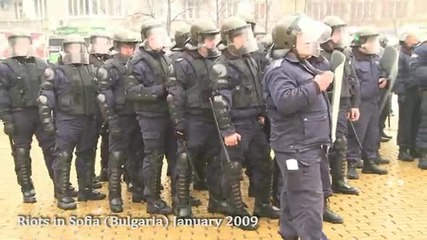 Бунтове в София, януари 2009 Hd 