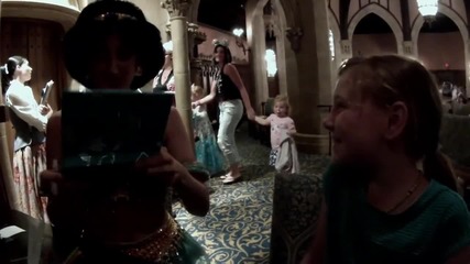 Visiting with Princesses and a Fairy at Walt Disney World 2015