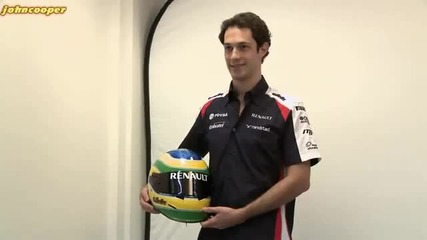 Bruno Senna в симулатора на Williams