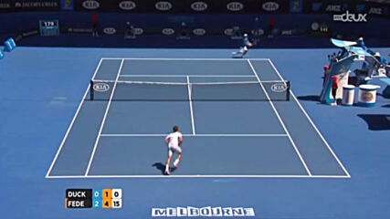 Roger Federer vs James Duckwoth Australian Open 2014 R1 Highlights